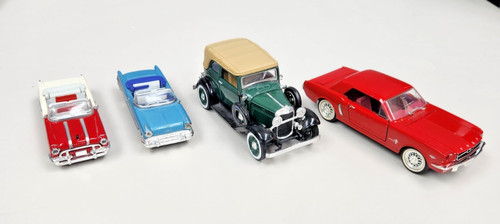 Assorted diecast cars - 4-assorted,