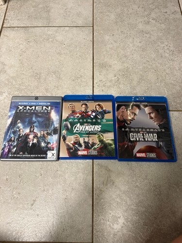 Lot marvel blue ray - lot, of