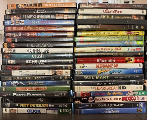 Lot 164 used assorted - assorted, dvd